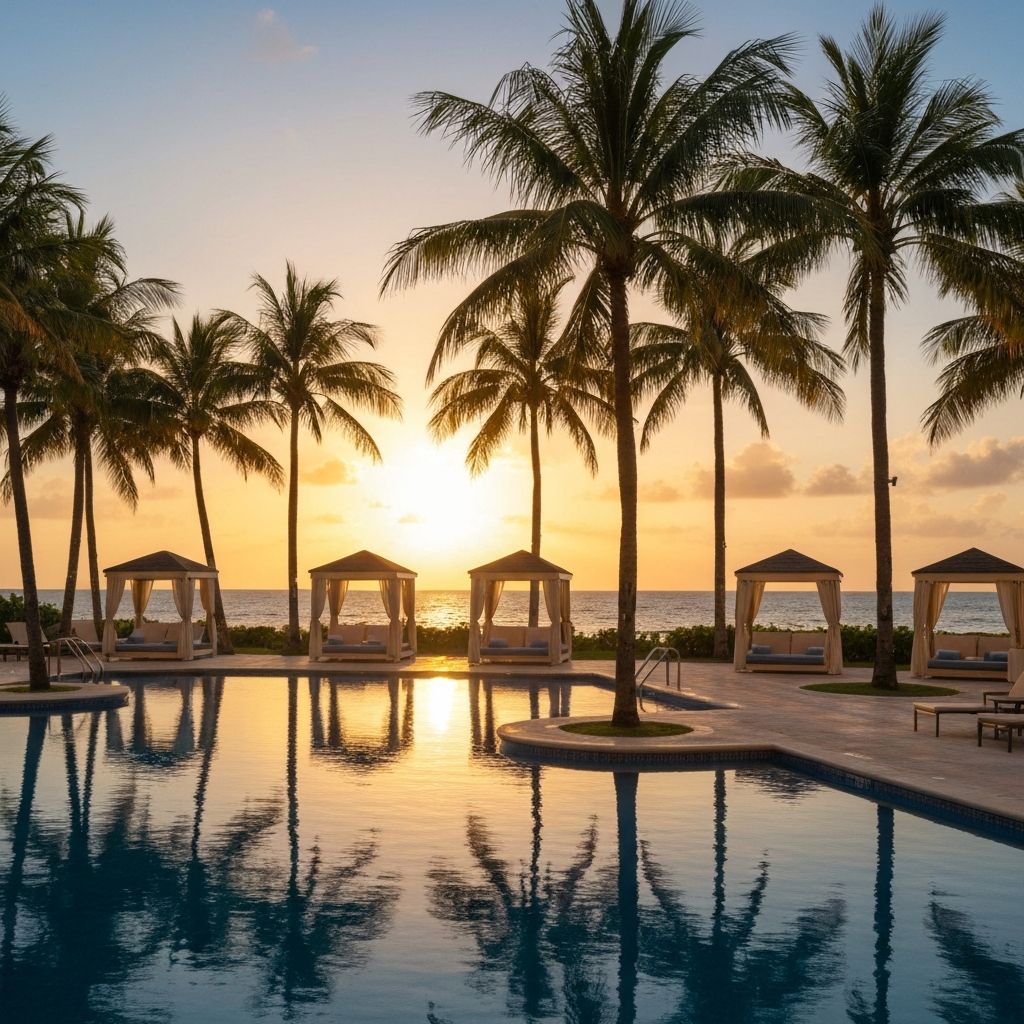 Luxury Caribbean resort