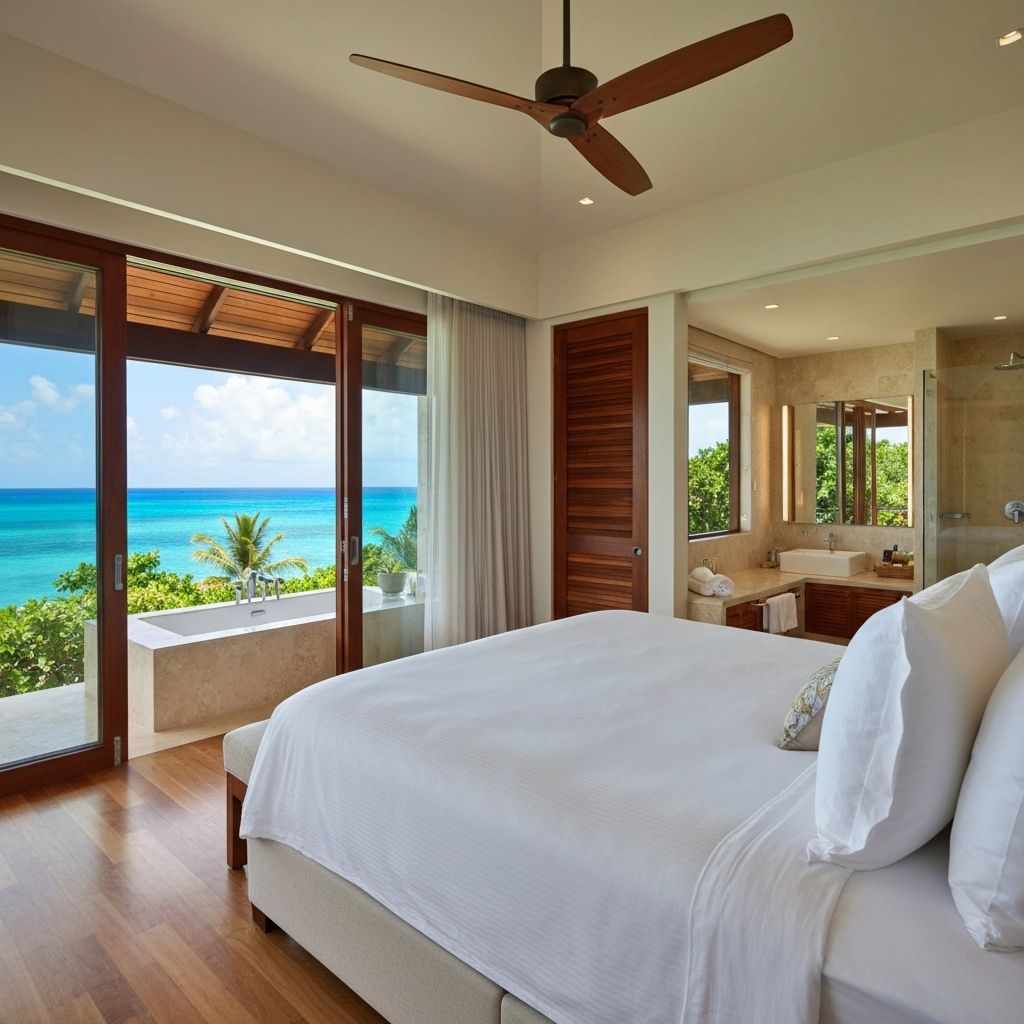 Master bedroom suite