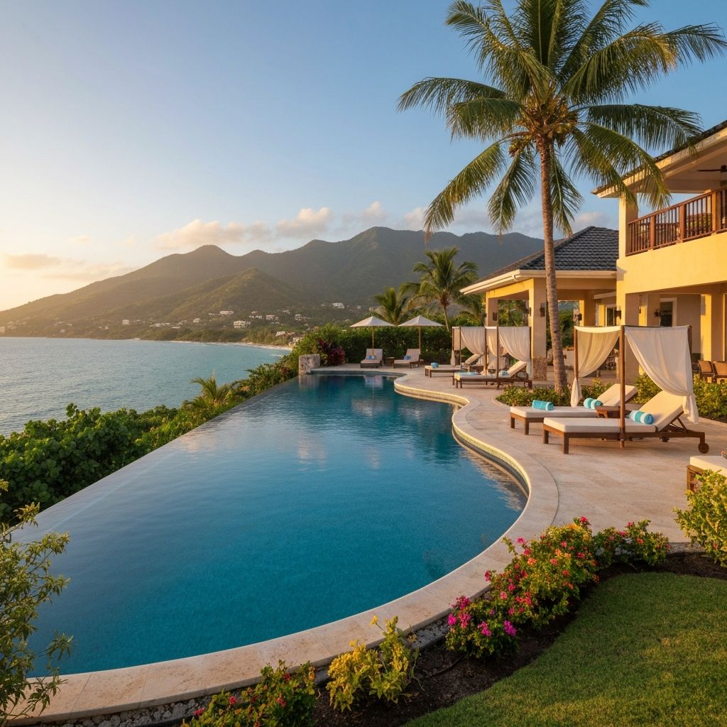 Infinity pool overlooking Luquillo Beach