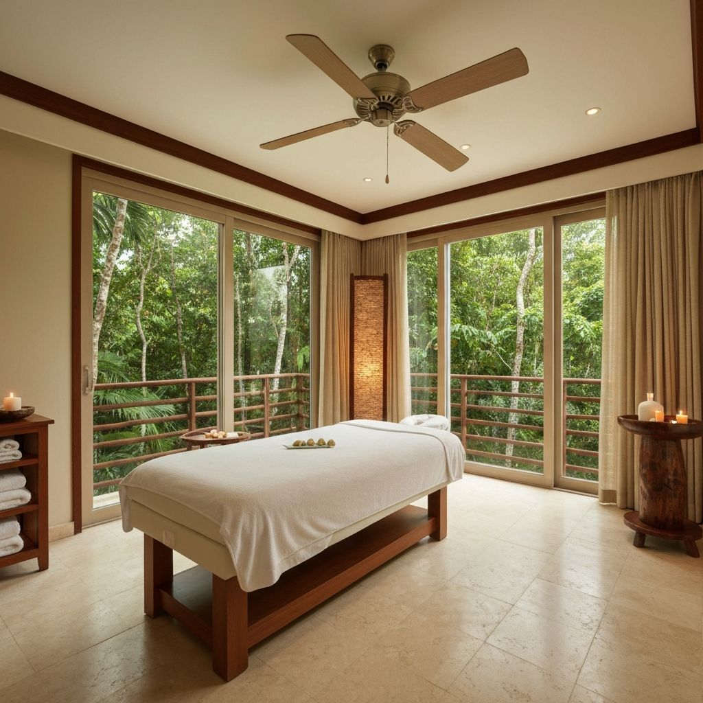 Spa treatment room